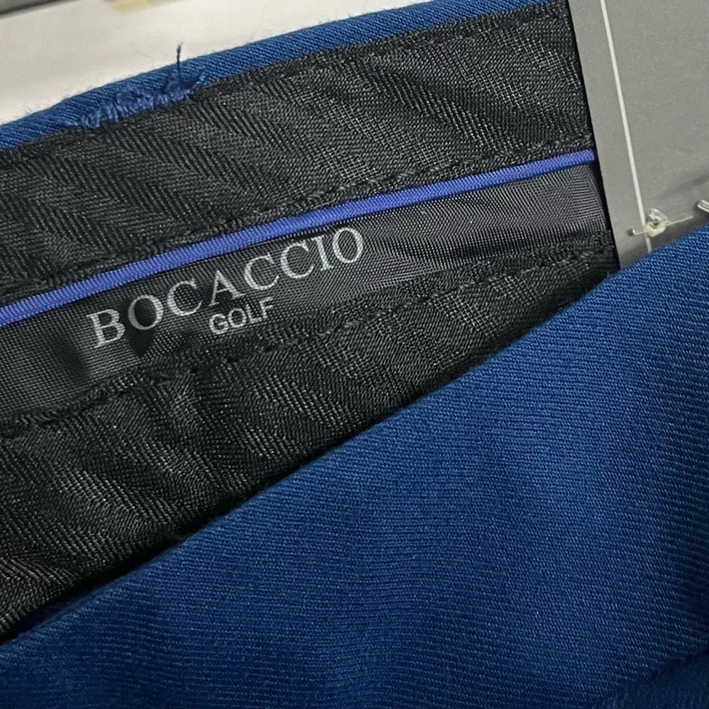 Bocaccio Golf • NWT Blue Flat Front Golf Shorts
